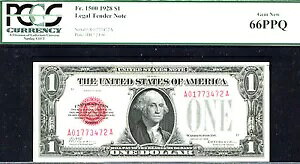 1928 �N�AFR 1500 �h�� 1 �h�� - �č����� - �㋉�O���[�h�� PCGS 66 PPQ-62 ����