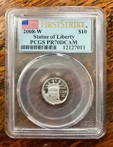 AI 2008-W t@[Xg XgCN $10 v`i PCGS PR70DCAM AJ C[O / SOL