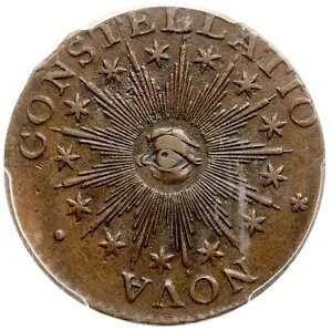 1783 C 2-B R-2 PCGS AU 50 |Cebh CYASM US Nova Constellatio Colonial Copper