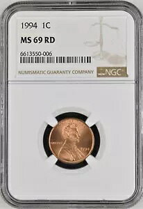1994 1C RD �����J�[���L�O�� 1 �Z���g NGC MS69RD 6613550-006