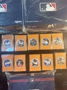 2024 �j�E�G 10 x 1 �I���X �V���o�[ �v���[�t �g�p�[�Y �~���e�[�W MLB �R���v���[�g �Z�b�g 10 �R�C��
