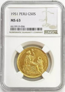 1951 �S�[���h �y���[ 50 �\�[�� �V�[�e�b�h ���o�e�B �R�C���̂� 5,292 ���� NGC �~���g�X�e�[�g 63