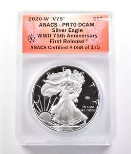 2020-W AJ Vo[ C[O 񎟐E 75 NLO FR PR70 ANACS *0791