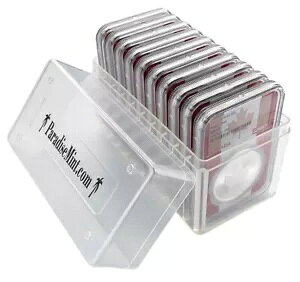 2023 �J�i�_ 1 �I���X �V���o�[ ���[�v�� ���[�t NGC MS69 - �t���b�O �R�A - 10 �p�b�N �N���A�P�[�X�t��