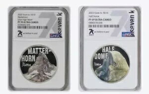 7k Metals 2022 MATTERHORN 2IX & n[th[ 2IX PF70/69UC i