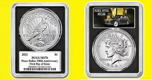 2021 PEACE P Vo[ _[ PCGS MS 70 s ubN RA |bv 8