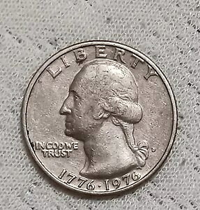 1776-1976 D US Bicentennial QuarterAAtBh~g}[NG[