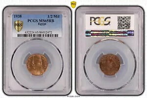 GWvgA1/2 ~[ LO t@[N 1938 PCGS MS 65 RB - gbv |bvAA 31