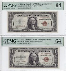 1935A $1 Vo[ ؖm[g nCs AyA PMG CU64