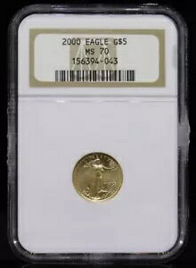2000 $5 1/10IX C[O  NGC MS70