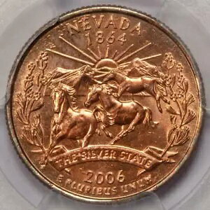 2006 D PCGS MS63 sK؂ɃAj[OꂽvVF lo_ NH[^[ ~g G[ Wow RED