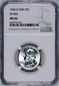1956-D DDR VP-002 Vg NH[^[ NGC MS66 gbv |bv č