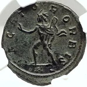 AURELIAN { 275AD CONQUEST of LYONS LUGDUNUM A [} RC NGC i76297