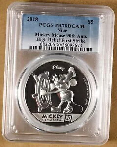 2018 jEG 2IX Vo[ $5 ~bL[}EX 90 NLO PCGS PR70DCAM