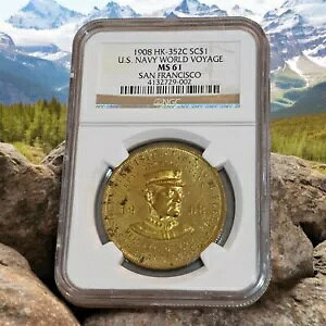 1908 �N�퓬�{�u�E�G���@���X������h�� HK352c �A�����J�C�R���E�q�C NGC MS61