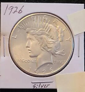 1926 P GEM BU �s�[�X�_���[ MS+++ 90% �V���o�[ $1 �n�C�O���[�h �R�C�� UNC