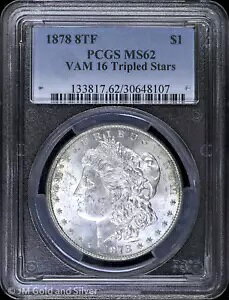 1878-P 8TF [K Vo[ _[ PCGS MS 62 | VAM-16 gvX^[ UNC