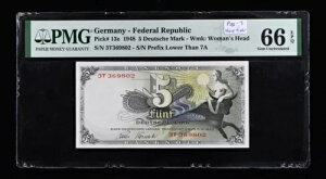 �h�C�c - �A�M���a�� 1948 5 �h�C�c �}���N �s�b�N 13e�APMG 66 EPQ�A�g�b�v �|�b�v