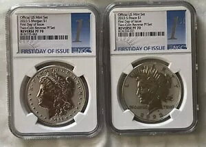 2023 S $1 ���[�K�� & �s�[�X �_���[ ���o�[�X �v���[�t �Z�b�g NGC REV PF70 �������s