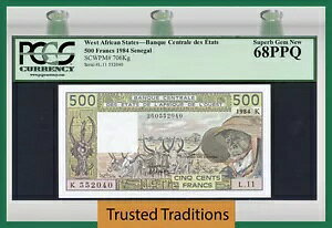 TT PK 706Kg 1984 ���A�t���J���B 500�t���� PCGS 68 PPQ �f���炵���g�b�v�|�b�v�I