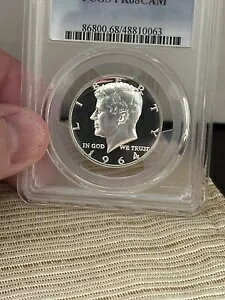 1964 �P�l�f�B �n�[�t�_���[ PCGS PR68CAM �V���o�[ �v���[�t �R�C�� ���ڂ��ׂ��R�C�� ??????