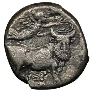 JpjAAlA|X BC 330-270 BULL AR Didrachm Vo[ MVÑRC NGC ChF