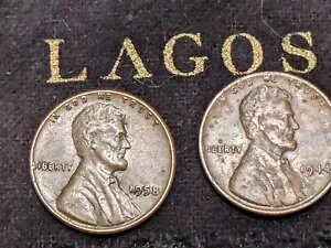 1958 ダブル D 表側レア ミュール コイン、必須アイテム、米国の注目すべき希少品 ??