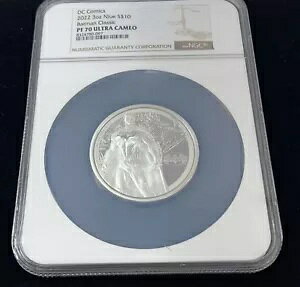 2022 バットマン クラシック 3 オンス .999 シルバー DC コミック コイン NGC PF70 ウルトラ カメオ CBX0097