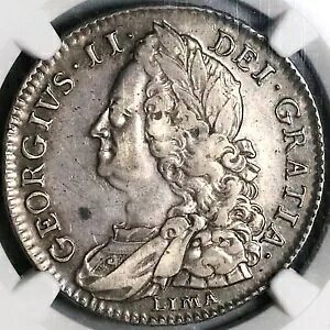 1746/5 NGC XF fbg W[W II 1/2 NE CMX XyC } RC (22100803C)