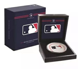 2024 $10 �j�E�G ���W���[ ���[�O �x�[�X�{�[�� ���S 5 �I���X �J���[���V���o�[ MLB �R�C�� �{�b�N�X & COA