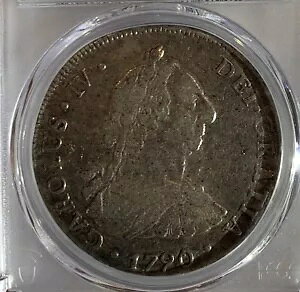 1790 �{���r�A PTS PR 8 ���A�� PCGS VF35 �V���o�[ �R�C�� �L�����R-990