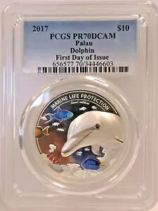 2017 PCGS PR70 DCAM (2 �R�C�� �Z�b�g) �p���I 4 �I���X .999 �V���o�[ $10 �C���J & �V�[�z�[�X