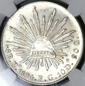 1894-Ho NGC MS 62 LVR 8 A GV[W ~g Xe[g Vo[ RC (23021702C)