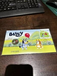 1 x Bluey 2024 ?�����? �J���[�R�C���X�։ݕ��J�o�[ (PNC)