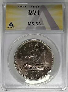 1949 Ji_ Vo[ _[ RC g[ ANACS MS 63 ڂ͑f炵