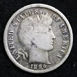 1896 �o�[�o�[ �V���o�[ �_�C�� �t�@�C�� ���A �I�[���h �R�C�� B327 XJ