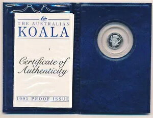 I[XgA: 1991 $5 1/20oz v`i RA v[tA!̃tH_[