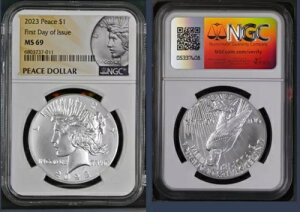2023 (P) �s�[�X�_���[ NGC MS69 FDOI MINT PACKAGING INC