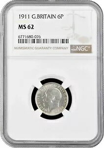 CMX 6 yX 1911ANGC MS62AuLO W[W 5  (1910 - 1936)v