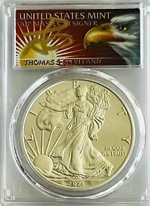 2021 シルバー アメリカン イーグル T1 ファースト ストライク PCGS-MS70 トーマス クリーブランド 1-1000