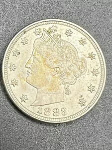 リバティ V ニッケル - 1883 セントなし!フルデイト、リム、V&リバティ、グレートコイン!