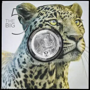 2023 5R 南アフリカ ビッグ 5 レオパード 1 オンス銀貨 パッケージ入り