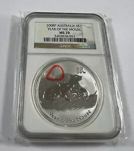 2008 I[XgA p[X Lunar SII }EX 1 IX Vo[ NGC MS70