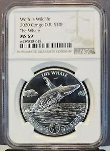 2020 �R���S���勤�a�� �V���o�[ 20 �t�����N�X �U �N�W�� NGC MS 69 �������R�C�� �g�b�v �|�b�v