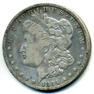 1894 O VF [K h 100 Zg AJ 90% Vo[ $1 US VERY FINE RC #4446