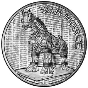 2022 War Horse 2oz �V���o�[ 999 ���E���h �U �A�E�F�C�L���O �V���[�Y ST HR-