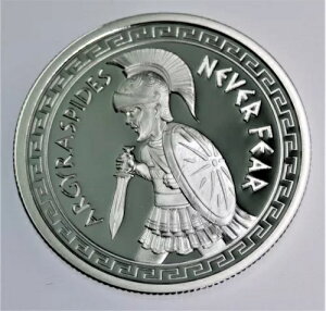 2021 �V���o�[ �V�[���h 1 �I���X .999 AERYRASPIDES Never Fear Proof COA ����у{�b�N�X