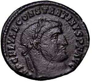 SMNT �R���X�^���e�B�k�X 1 �� (307/310-337) �̃I�����C���ł̓��A�Ȃ��B ? Follis Roman Coin LARGE