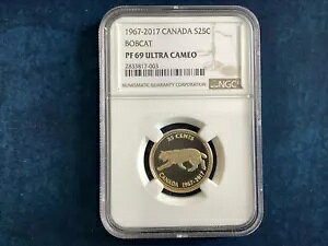 1967-2017 Ji_ Vo[ v[t 25 Zg BOBCAT NGC PF69 Eg JI