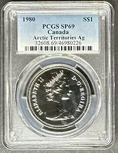 1980 �J�i�_�k�Ɍ���h�� PCGS SP-69�A3 �_�w���� $5 �I�t